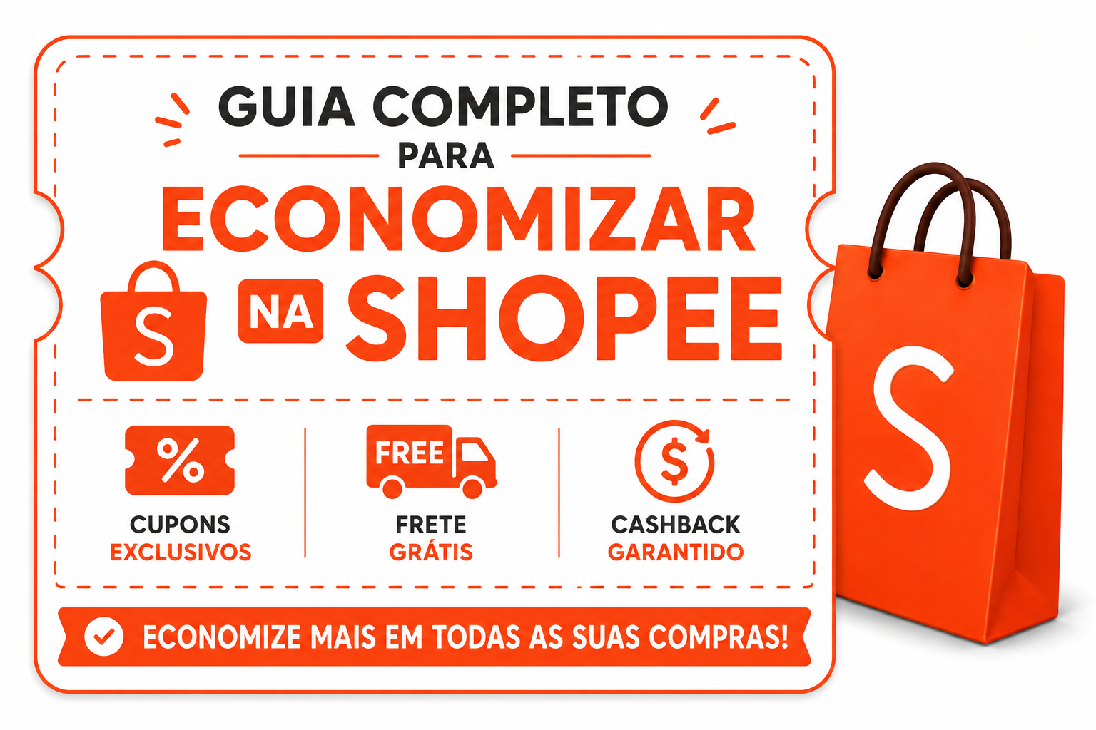 Guia Completo para Economizar na Shopee com Cupons, Frete Grátis e Cashback