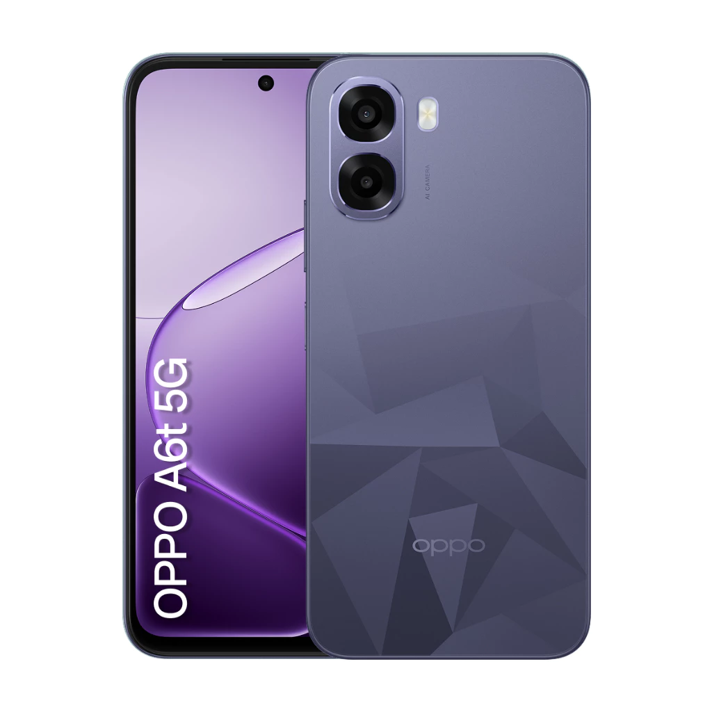 Smartphone OPPO A6t 5G 256GB 24GB (8+16GB) 6500mAh 50MP AI 120Hz NFC IP64