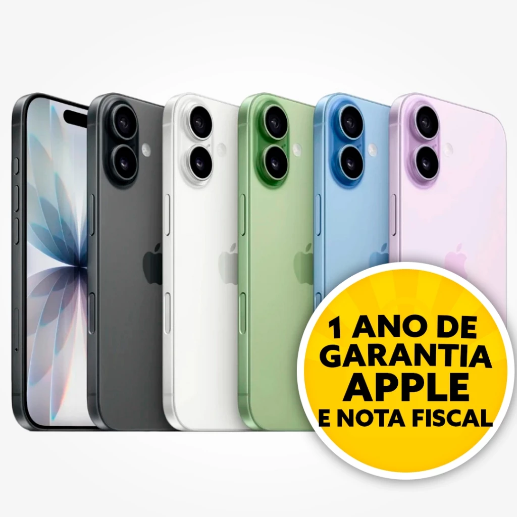 Celular Apple iPhone 17 256GB 5G Tela 6,3" 120Hz 48MP iOS Original Novo Lacrado com Garantia Apple